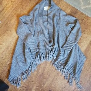 Oversized drapey tassel cardigan Medium